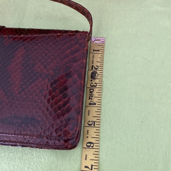 Vintage genuine python skin bag. - Picture 15 of 16